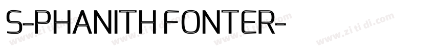 S-PHANITH FONTER字体转换